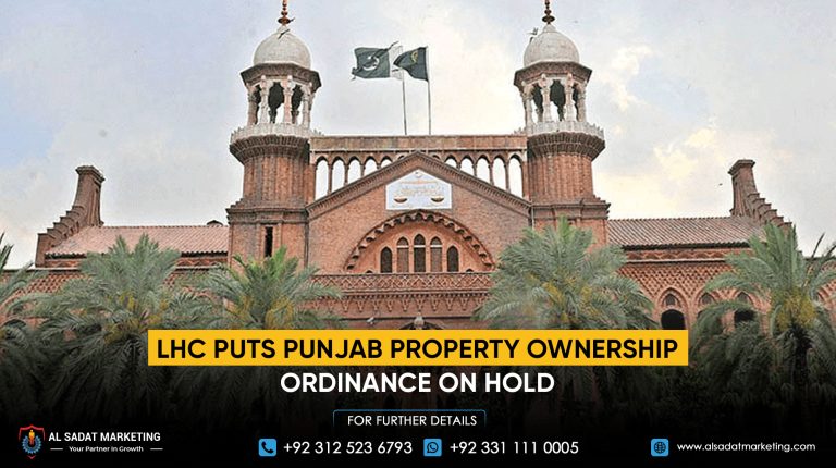 LHC puts Punjab Property Ownership Ordinance on hold
