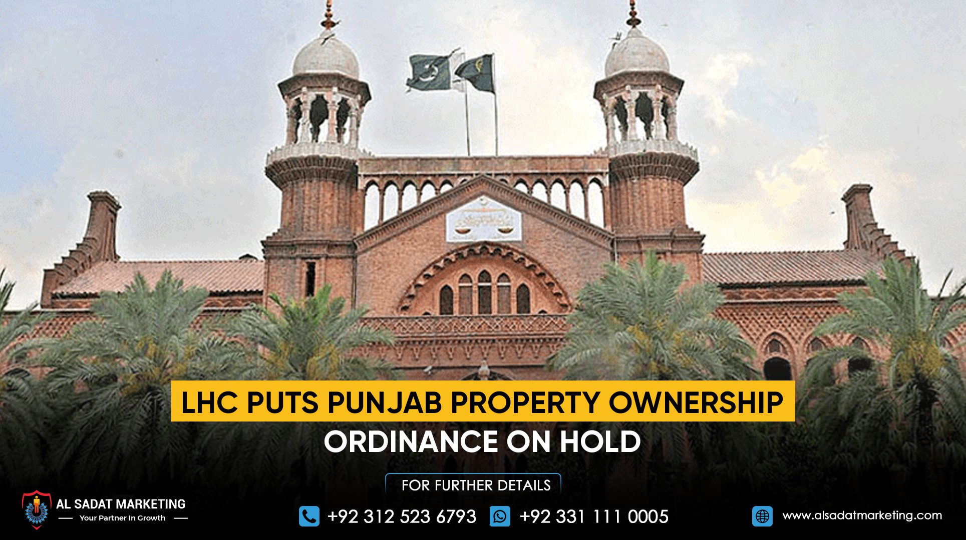 LHC puts Punjab Property Ownership Ordinance on hold