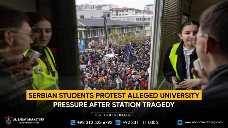 Serbian students protest alleged university pressure after station tragedy
