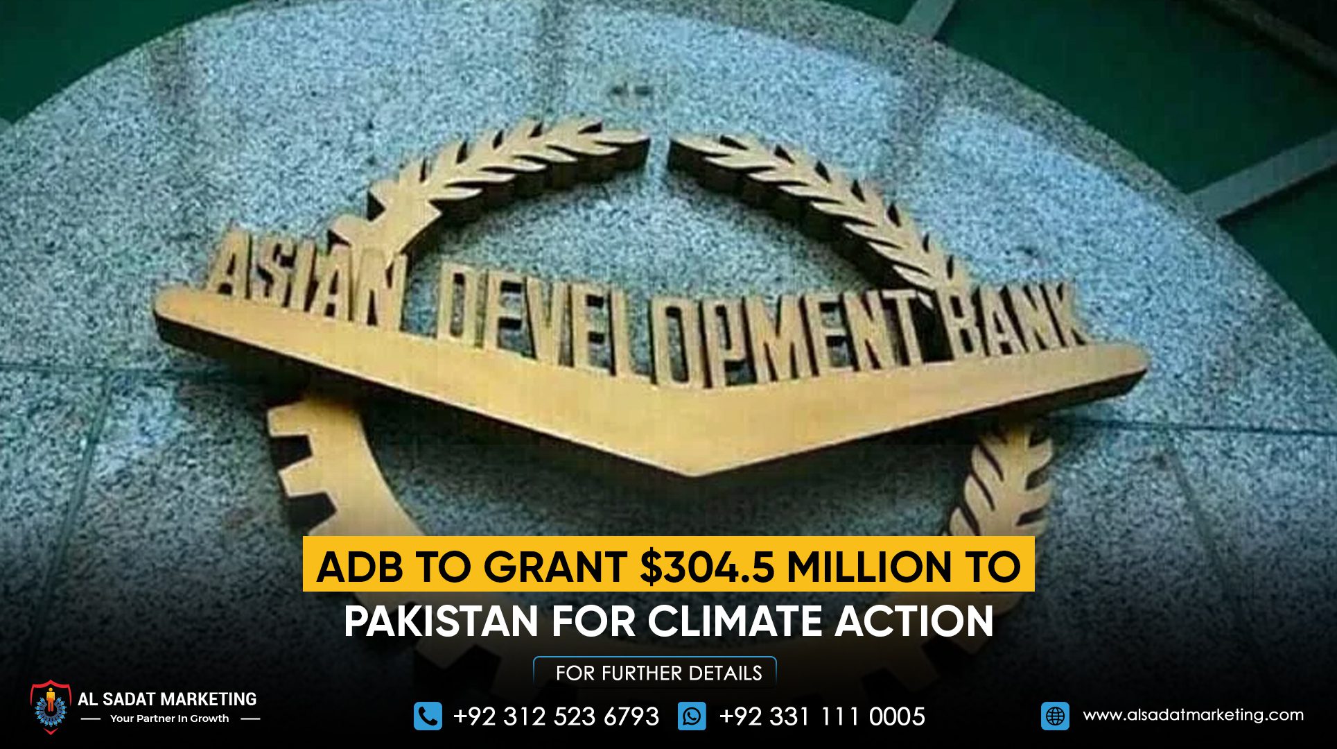 ADB to Grant $304.5 Million to Pakistan for Climate Action