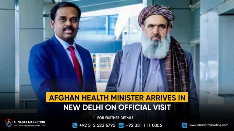 Afghan health minister arrives in New Delhi on official visit