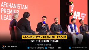 Afghanistan Premier League T20 to Begin in UAE