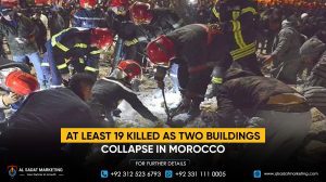 At least 19 killed as two buildings collapse in Morocco