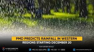 PMD Predicts Rainfall in Western Regions Starting December 20