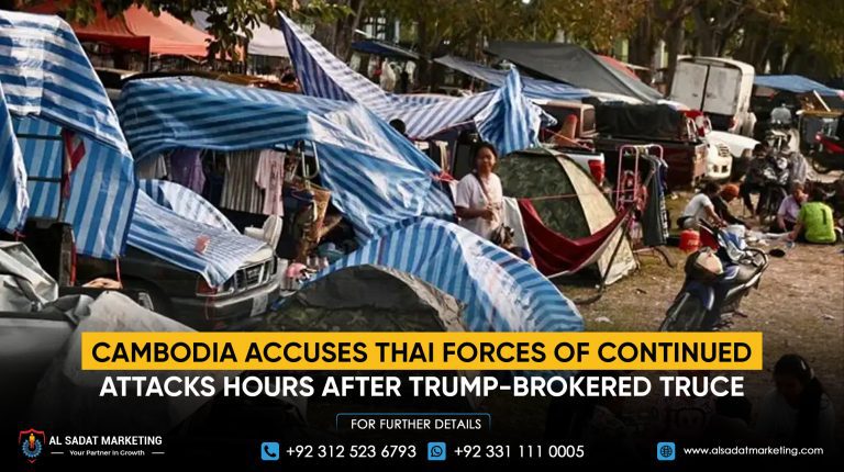 Cambodia Accuses Thai Forces of Continued Attacks Hours After Trump-Brokered Truce