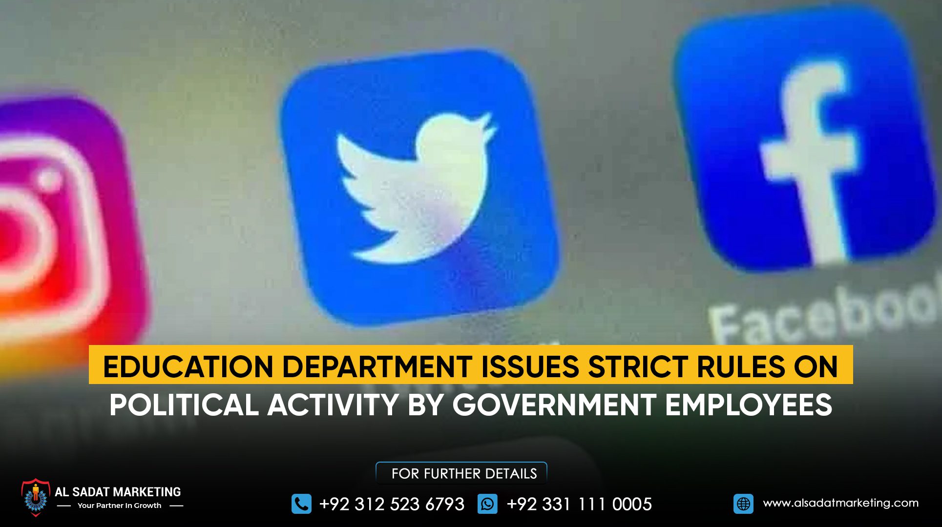 Education department issues strict rules on political activity by government employees