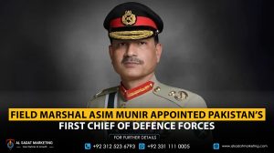 Field Marshal Asim Munir Appointed Pakistan’s First Chief of Defence Forces