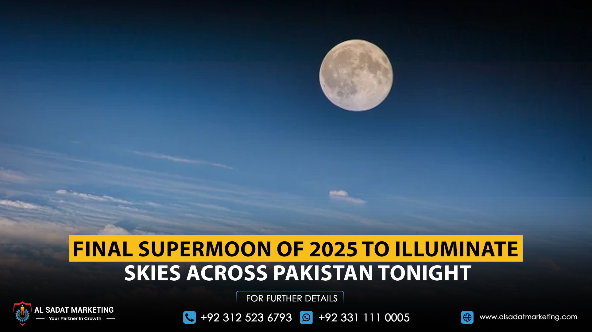 Final Supermoon of 2025 to Illuminate Skies Across Pakistan Tonight