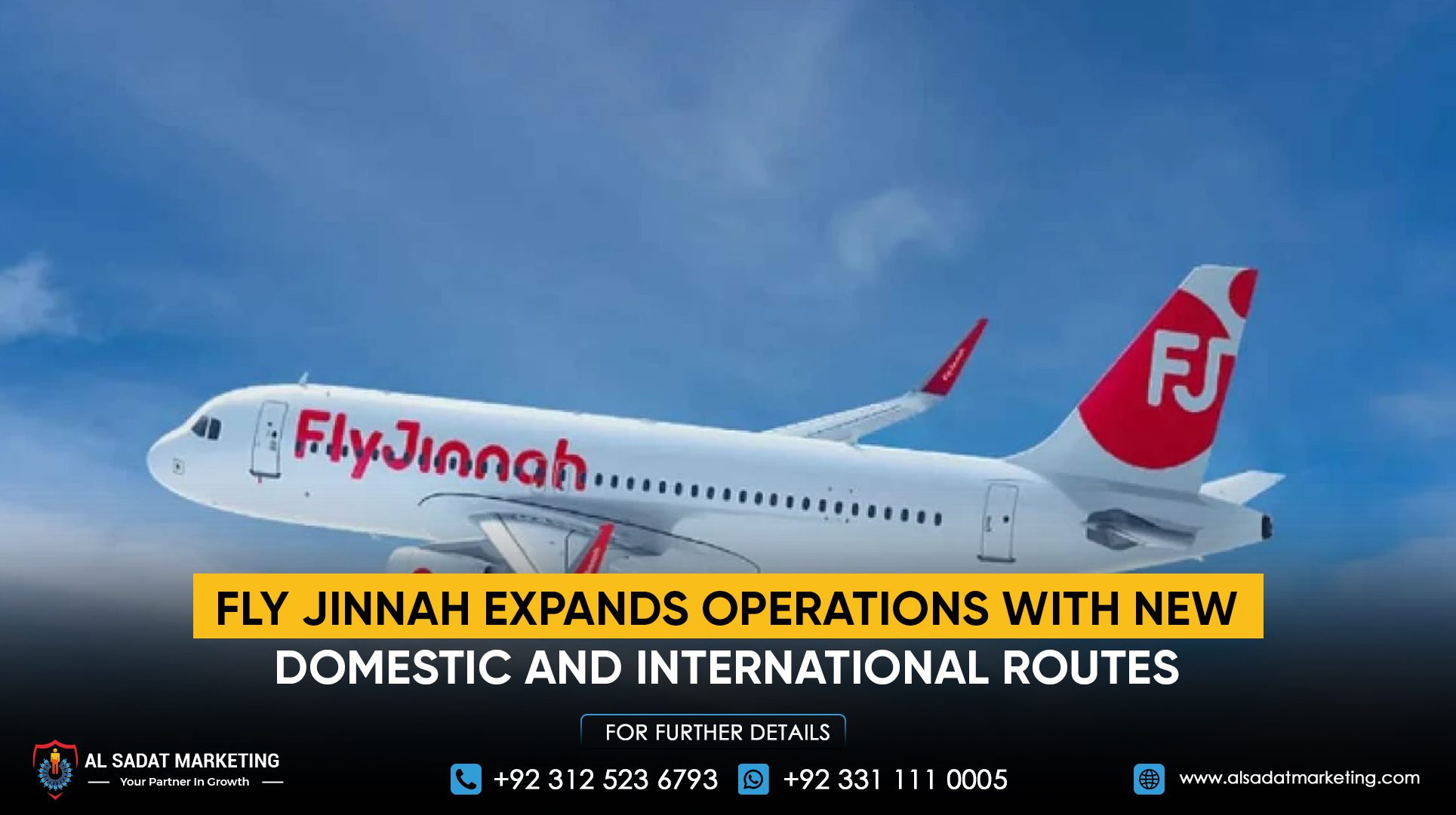 Fly Jinnah expands operations with new domestic and international routes
