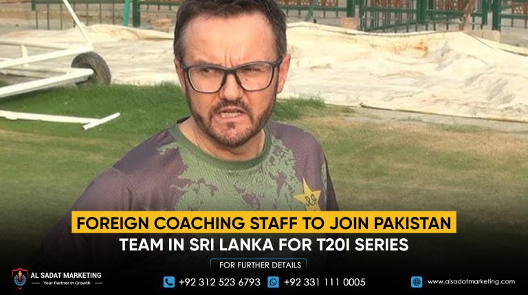 Foreign Coaching Staff to Join Pakistan Team in Sri Lanka for T20I Series