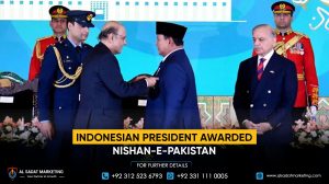 Indonesian president awarded Nishan-e-Pakistan