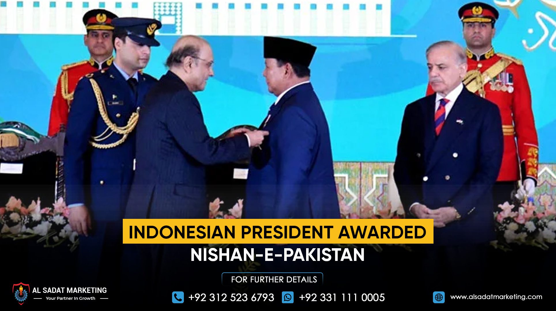Indonesian president awarded Nishan-e-Pakistan