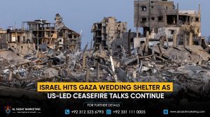 Israel hits Gaza wedding shelter as US-led ceasefire talks continue