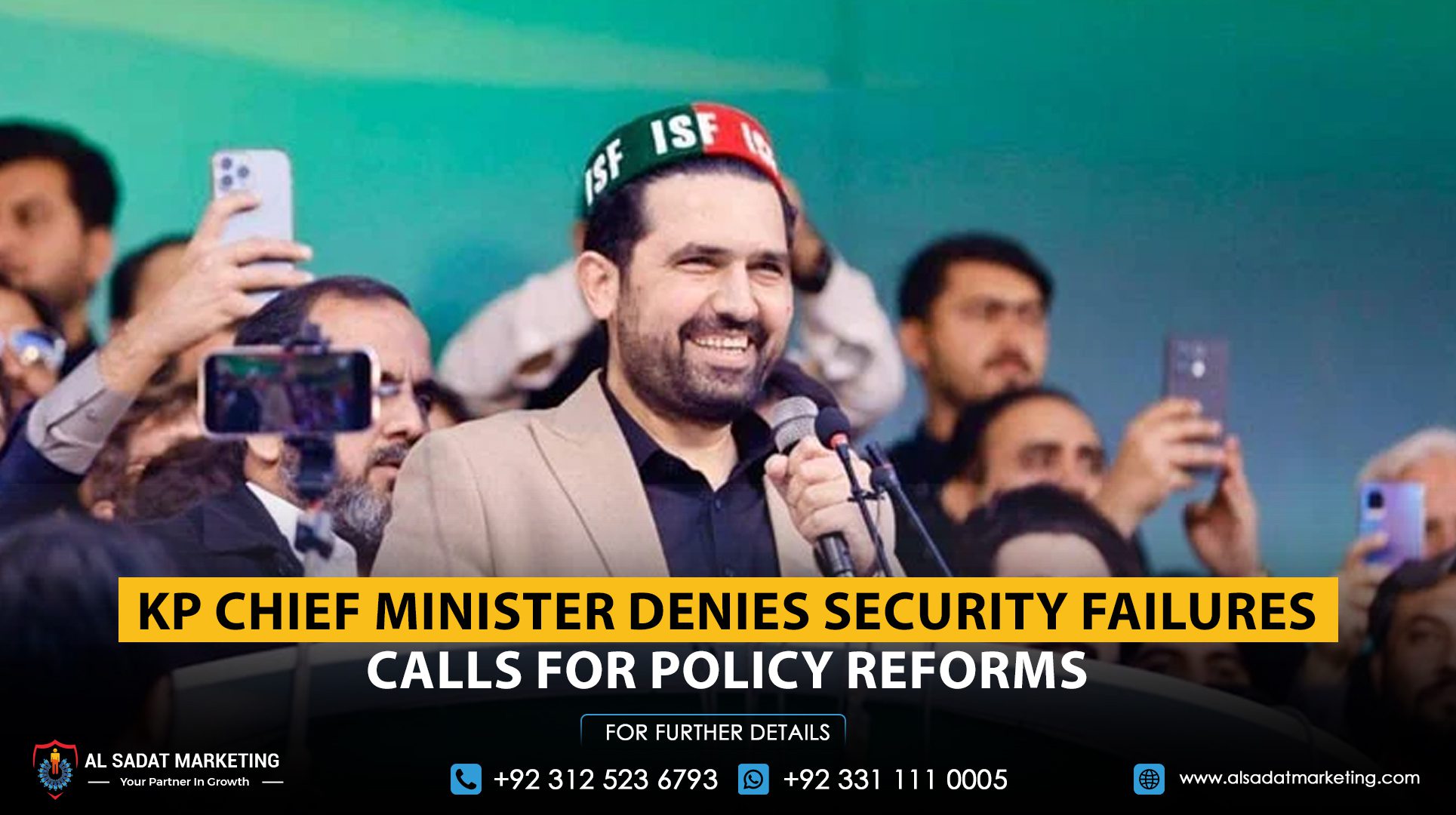 KP Chief Minister Denies Security Failures, Calls for Policy Reforms