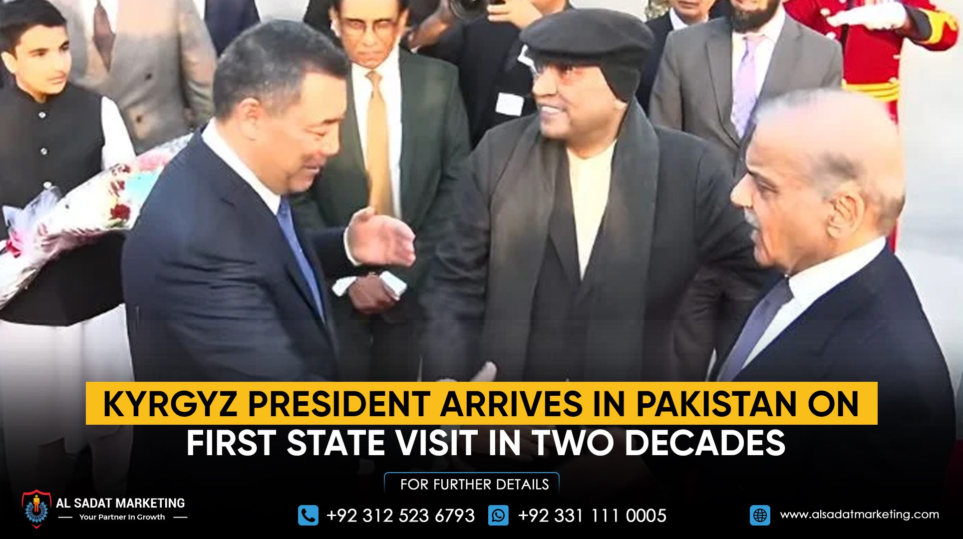 Kyrgyz President Arrives in Pakistan on First State Visit in Two Decades