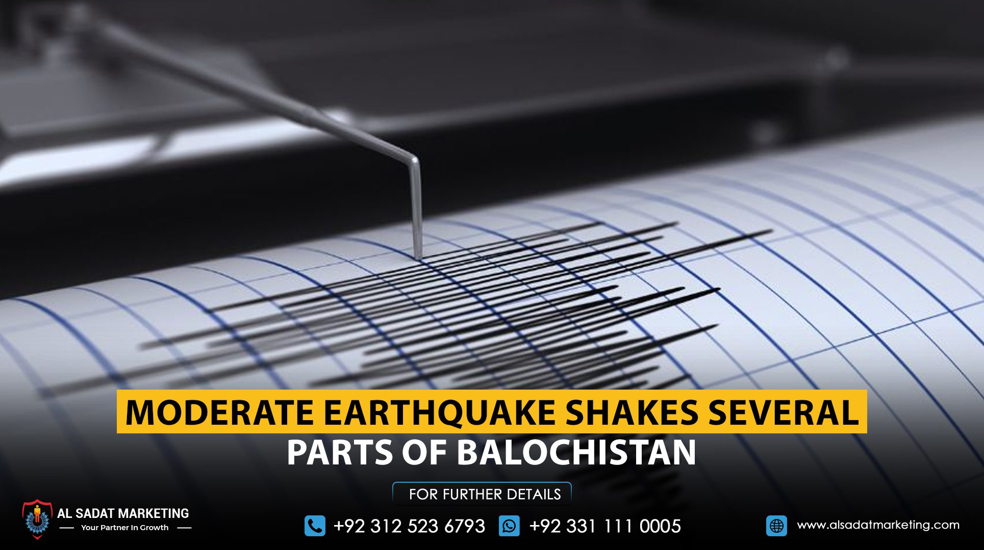Moderate Earthquake Shakes Several Parts of Balochistan