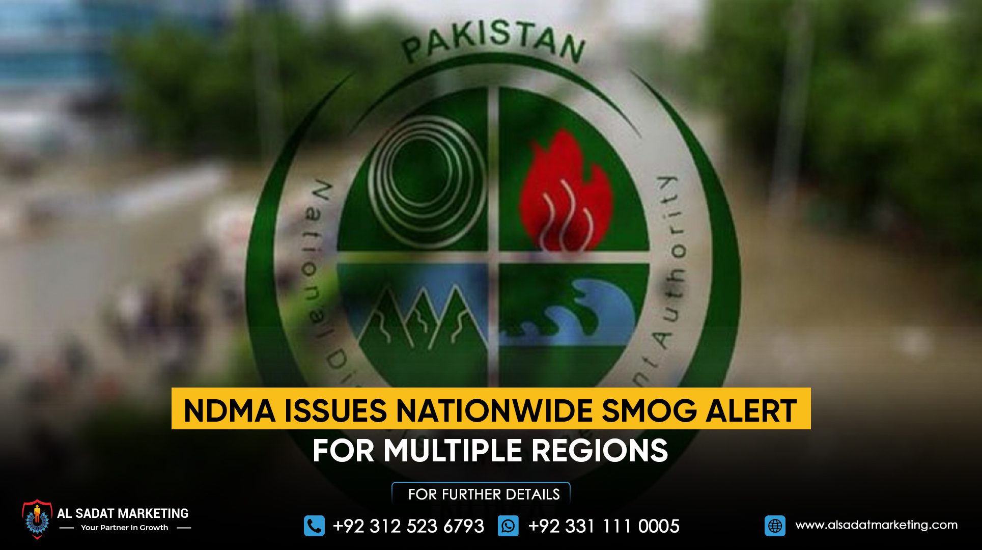 NDMA issues nationwide smog alert for multiple regions
