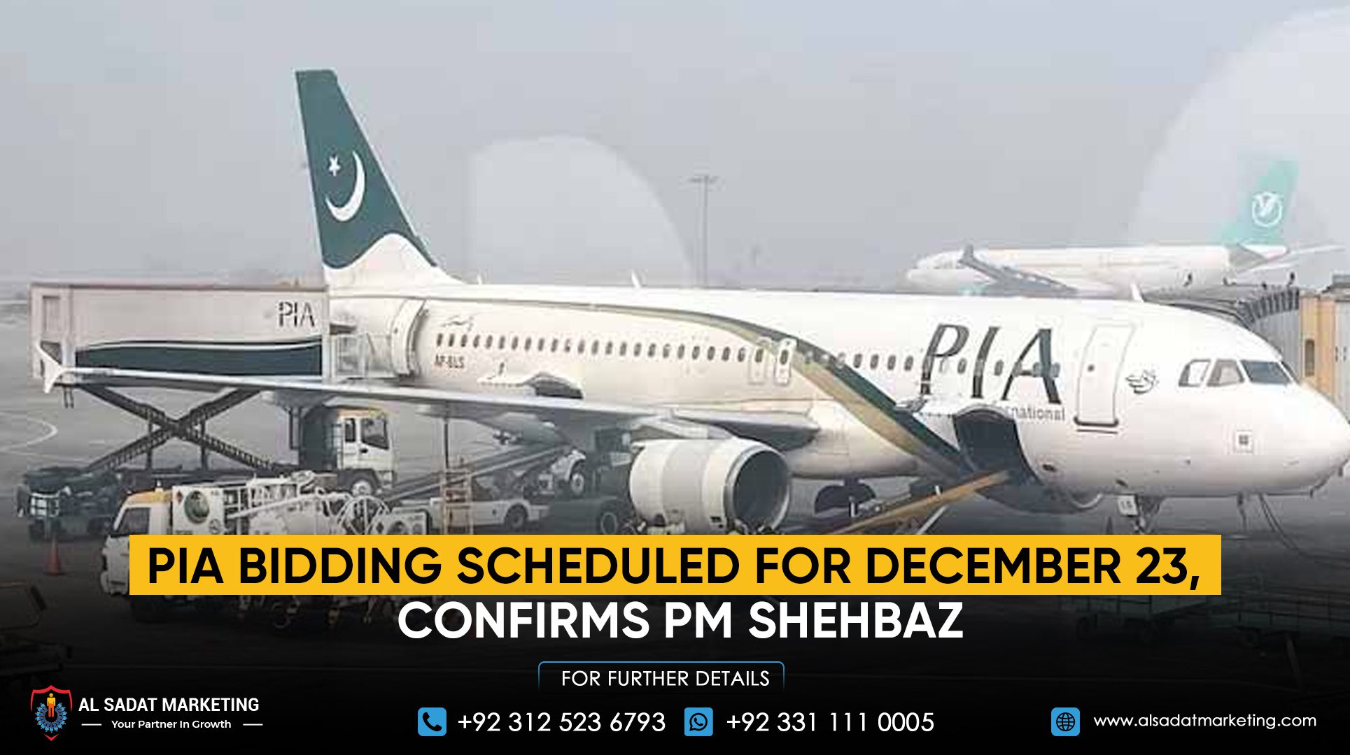 PIA Bidding Scheduled for December 23, Confirms PM Shehbaz