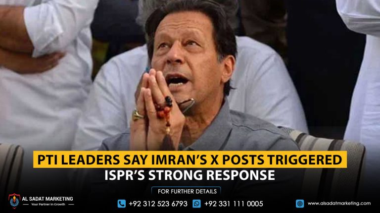 PTI Leaders Say Imran’s X Posts Triggered ISPR’s Strong Response