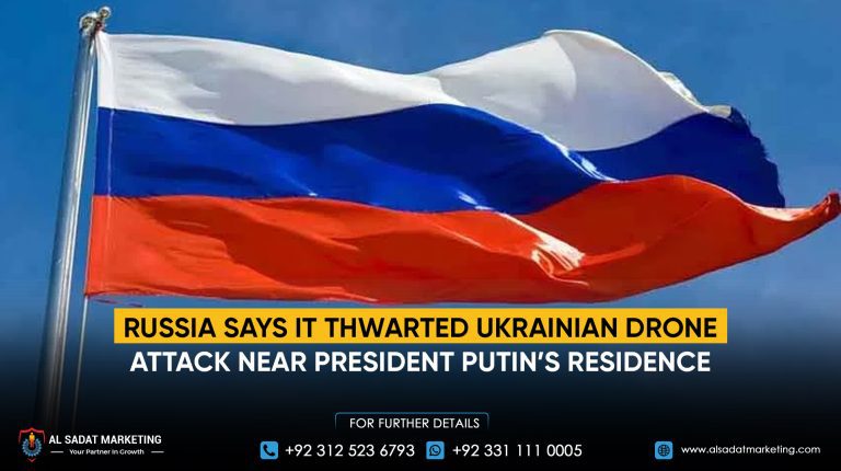 Russia says it thwarted a Ukrainian drone attack near President Putin’s residence