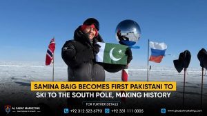 Samina Baig becomes the first Pakistani to ski to the South Pole, making history