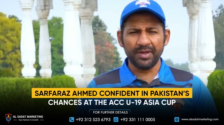 Sarfaraz Ahmed is confident in Pakistan’s chances at the ACC U-19 Asia Cup