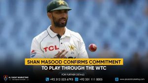 Shan Masood confirms commitment to play through the WTC