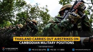 Thailand Carries Out Airstrikes on Cambodian Military Positions