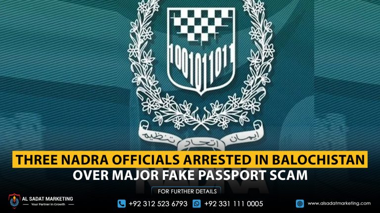 Three NADRA Officials Arrested in Balochistan Over Major Fake Passport Scam