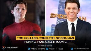 Tom Holland Completes Spider-Man Filming, Fans Call It Iconic