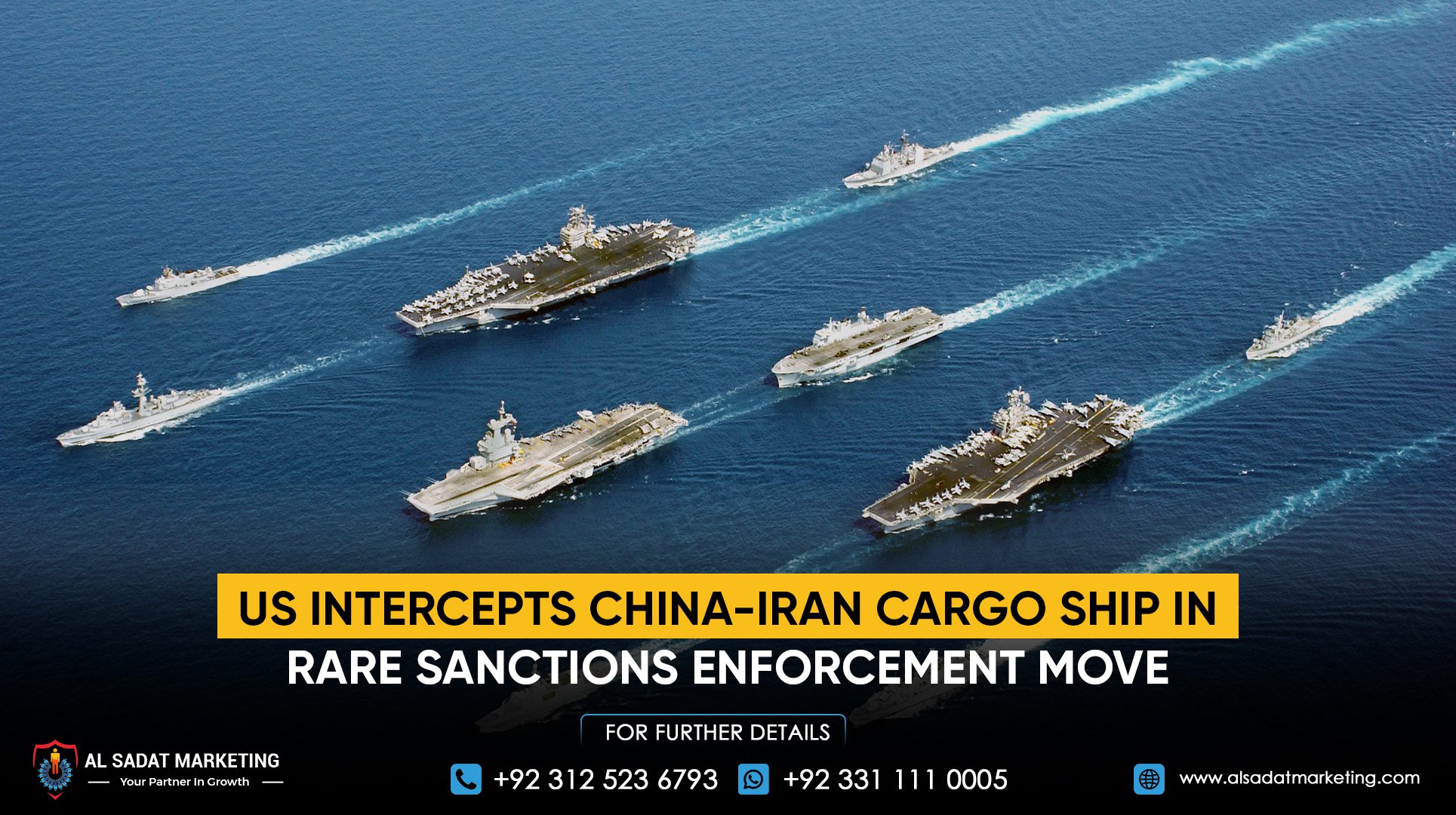 US Intercepts China-Iran Cargo Ship in Rare Sanctions Enforcement Move