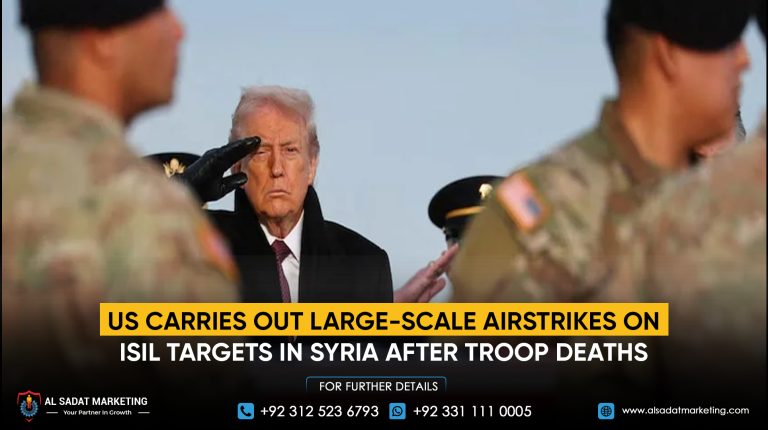 The US carries out large-scale airstrikes on ISIL targets in Syria after troop deaths