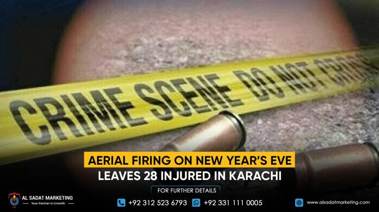 Aerial firing on New Year’s Eve leaves 28 injured in Karachi