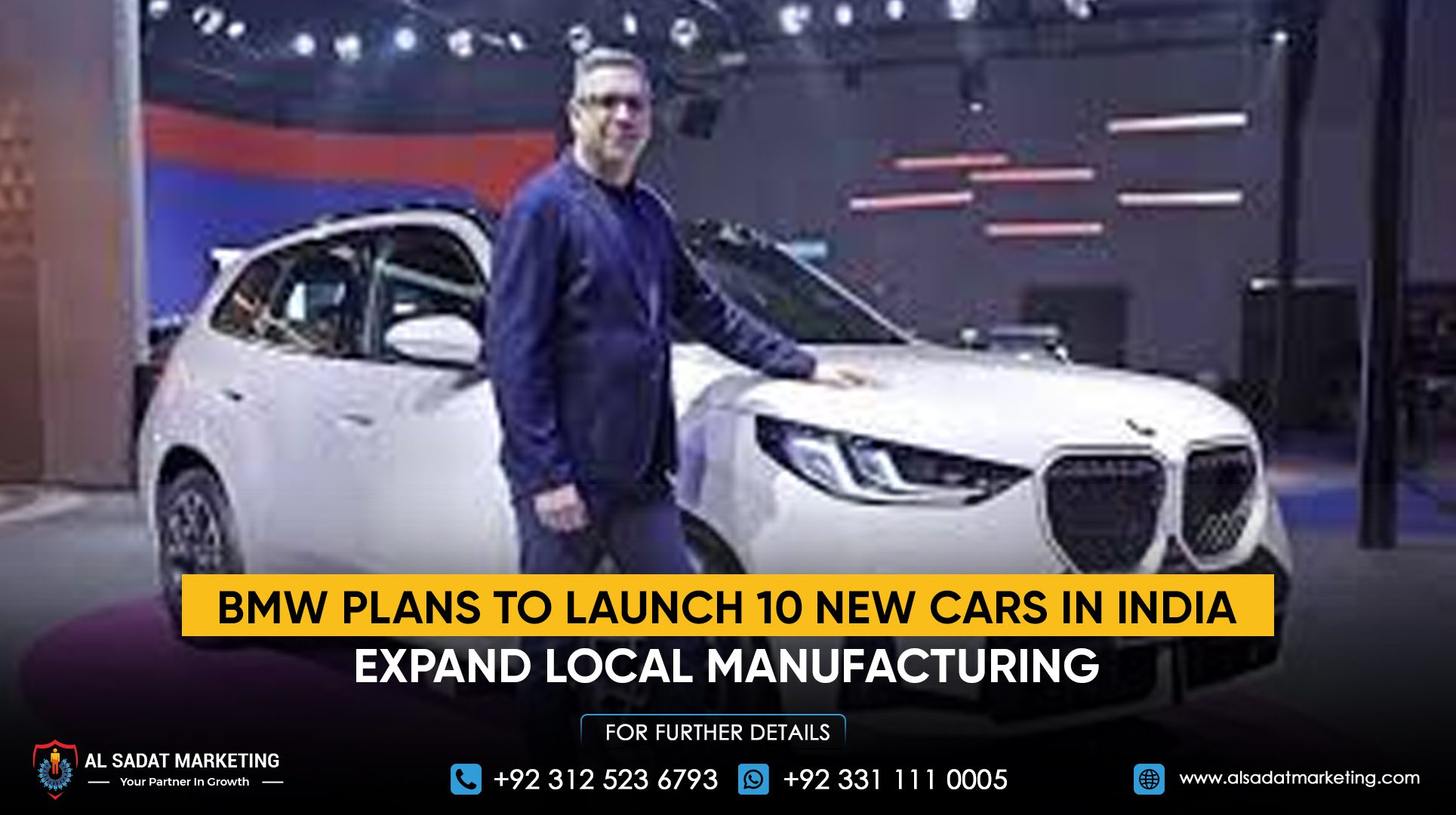 BMW Plans to Launch 10 New Cars in India, Expand Local Manufacturing