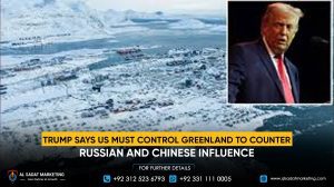 Trump Says US Must Control Greenland to Counter Russian and Chinese Influence