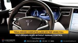 Tesla Driver Completes 4,000 km Trip Using Full Self-Driving Mode Without Manual Control