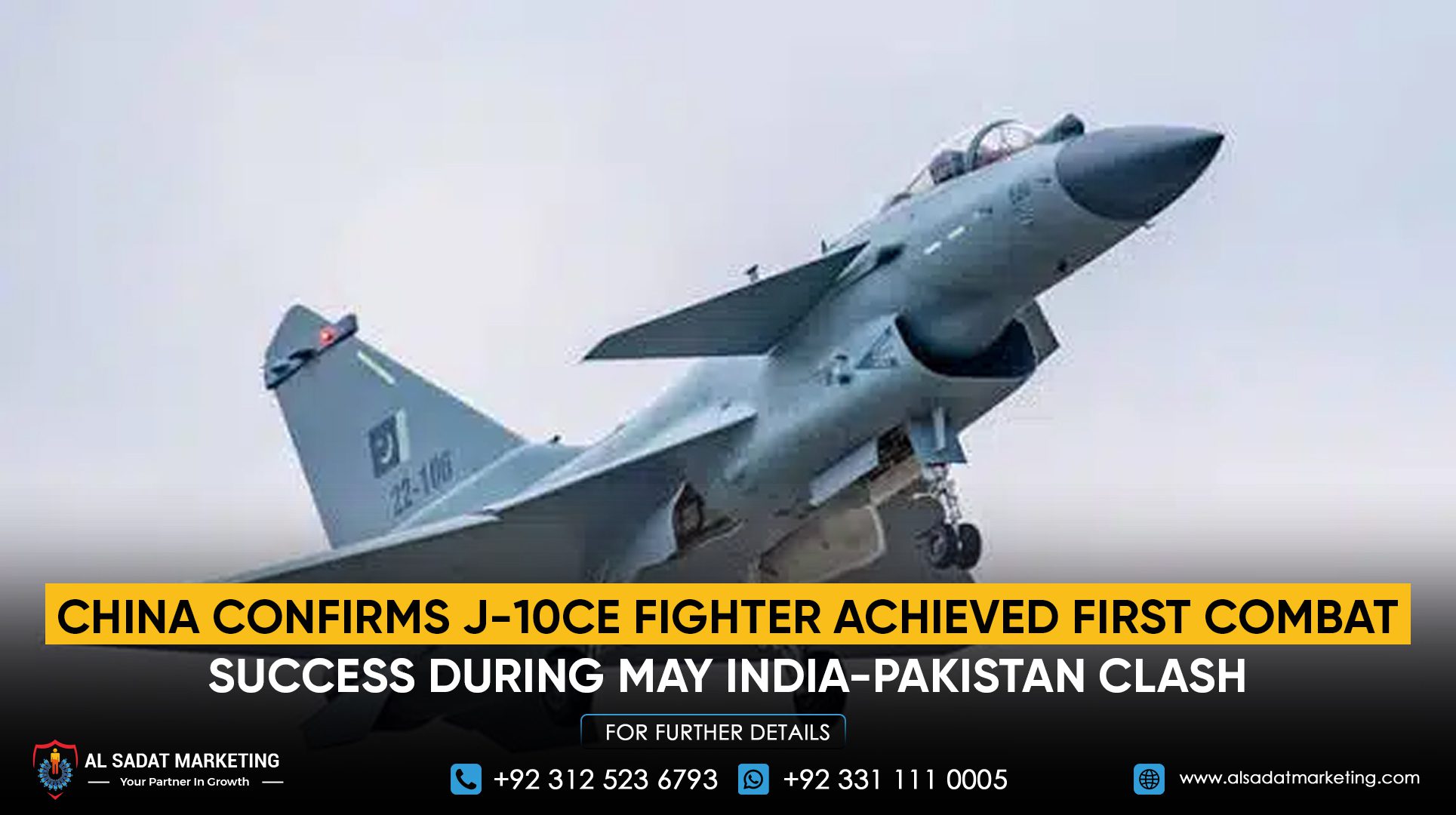 China Confirms J-10CE Fighter Achieved First Combat Success During May India-Pakistan Clash