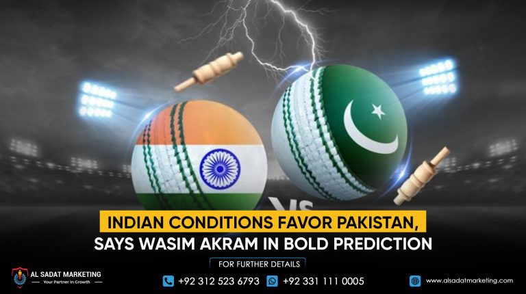 Indian Conditions Favor Pakistan, Says Wasim Akram in Bold Prediction