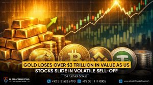 Gold Loses Over $3 Trillion in Value as US Stocks Slide in Volatile Sell-Off