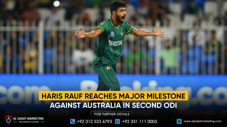 Haris Rauf Reaches Major Milestone Against Australia in Second ODI