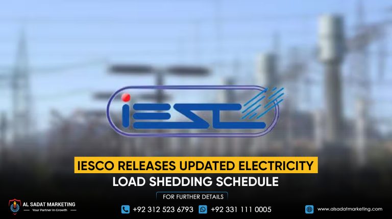 IESCO Releases Updated Electricity Load-Shedding Schedule