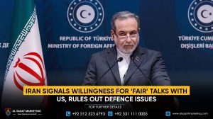 Iran Signals Willingness for ‘Fair’ Talks With US, Rules Out Defence Issues
