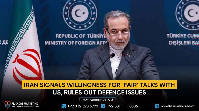 Iran Signals Willingness for ‘Fair’ Talks With US, Rules Out Defence Issues