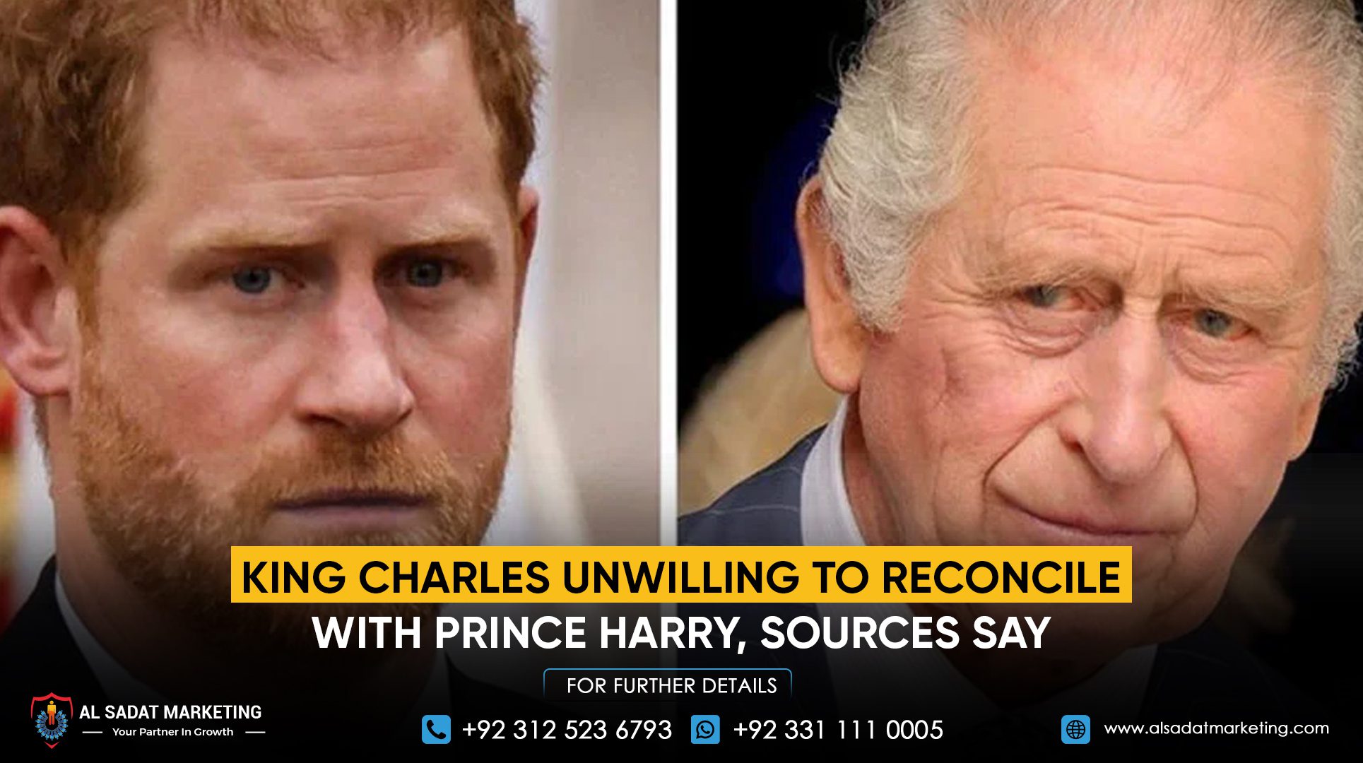 King Charles Unwilling to Reconcile With Prince Harry, Sources Say