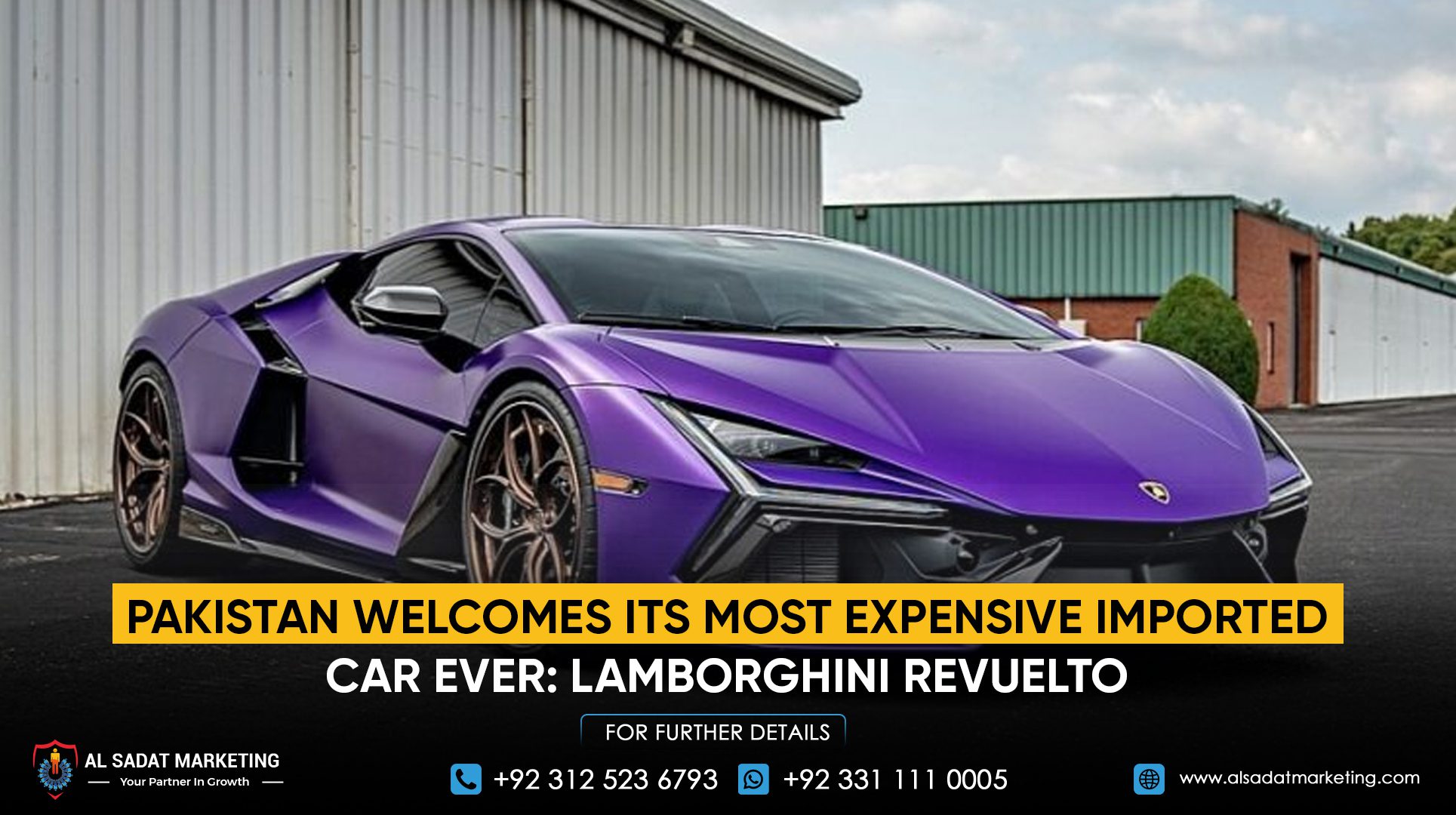 Pakistan Welcomes Its Most Expensive Imported Car Ever: Lamborghini Revuelto