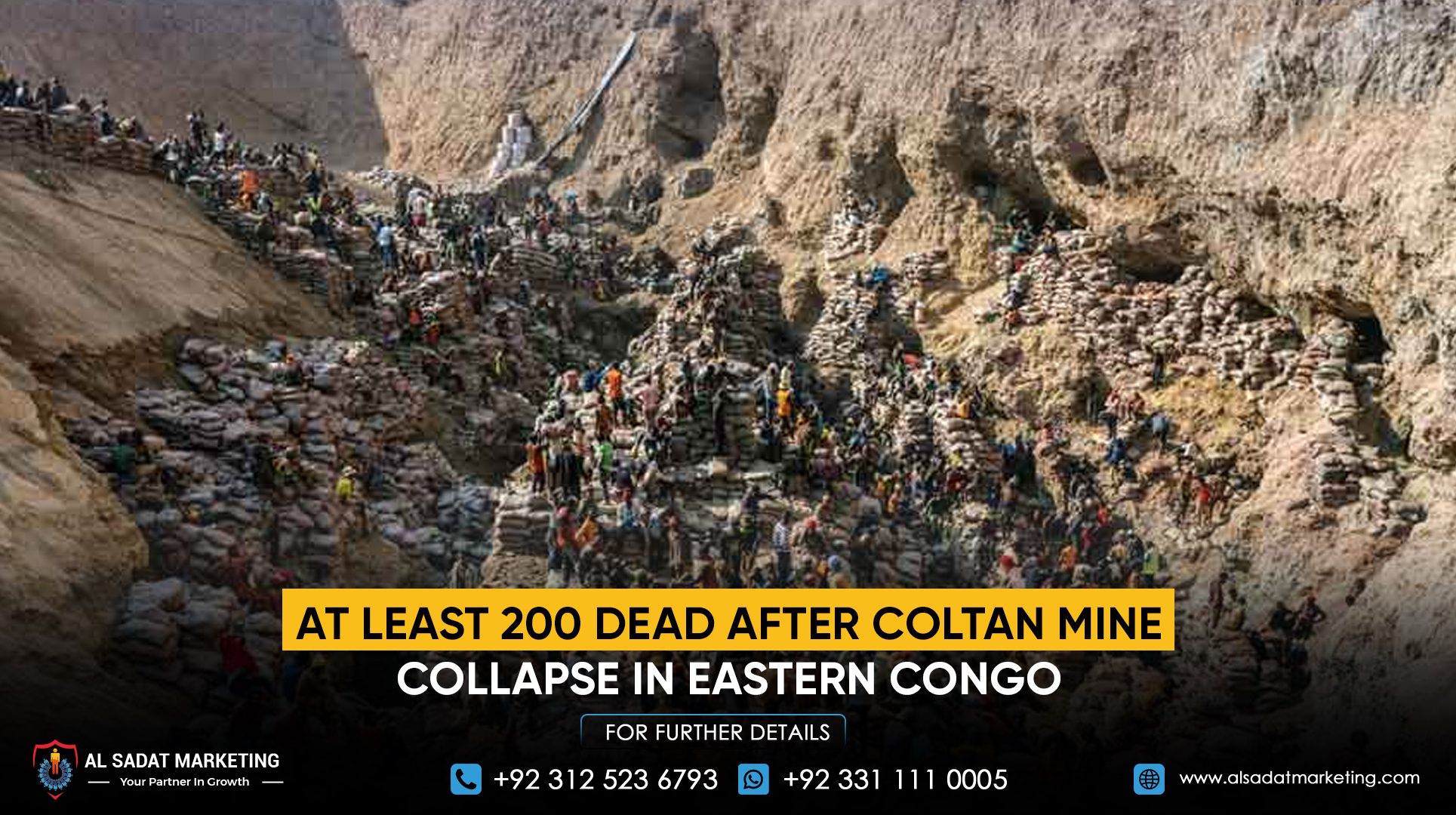 At Least 200 Dead After Coltan Mine Collapse in Eastern Congo
