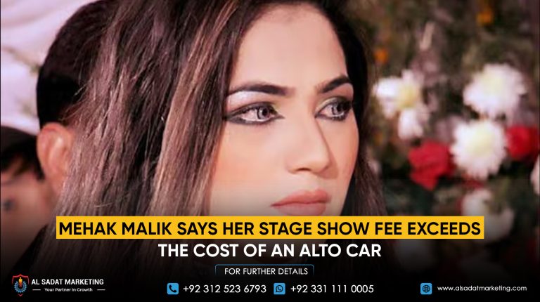 Mehak Malik Says Her Stage Show Fee Exceeds the Cost of an Alto Car