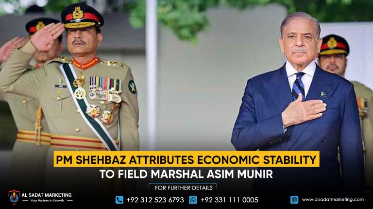 PM Shehbaz Attributes Economic Stability to Field Marshal Asim Munir