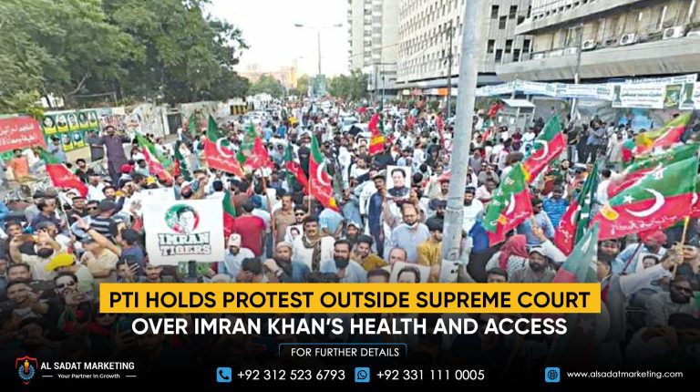 PTI Holds Protest Outside Supreme Court Over Imran Khan’s Health and Access