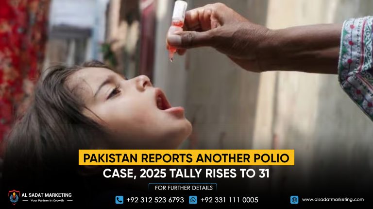Pakistan Reports Another Polio Case, 2025 Tally Rises to 31